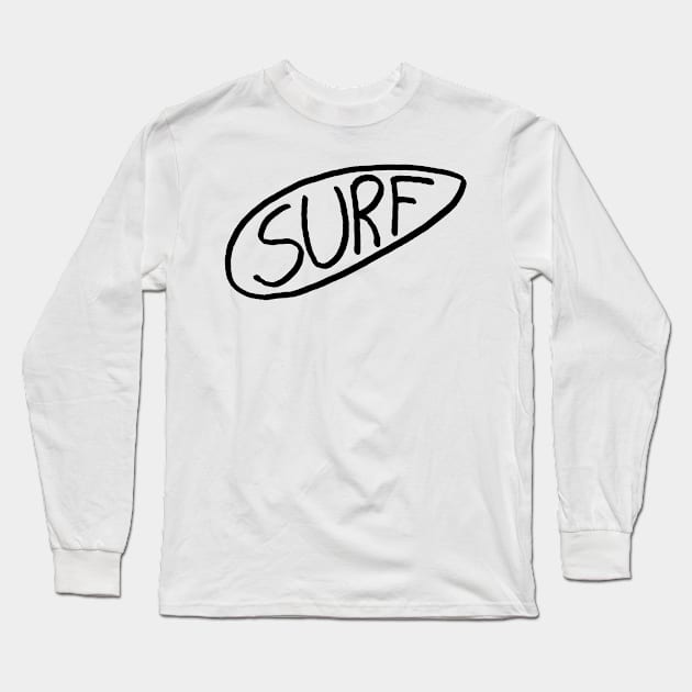 Surf Long Sleeve T-Shirt by ghjura